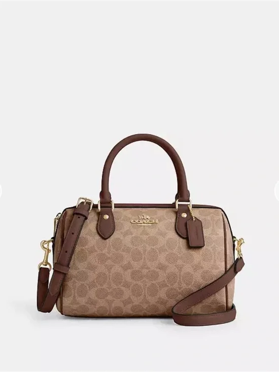 COACH Rowan Satchel Bag - Picture 8 of 10